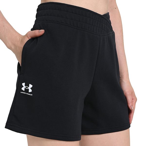 Shorts de Treino Feminino Under Armour Rival Terry 2GG Preto