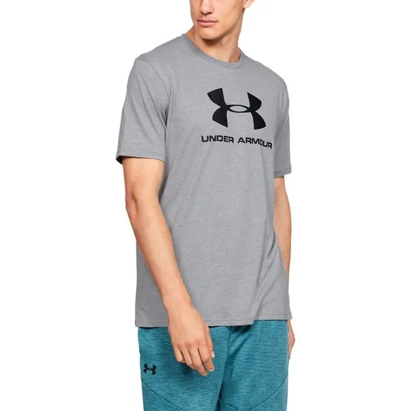 Camiseta de Treino Masculina Under Armour Sportstyle Logo 2GG Cinza