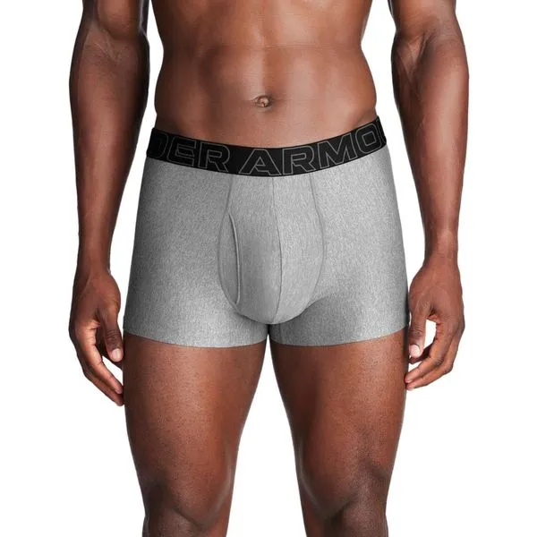Cueca Under Armour Boxer Perfomance Masculina - 3 Unidades 2GG Cinza