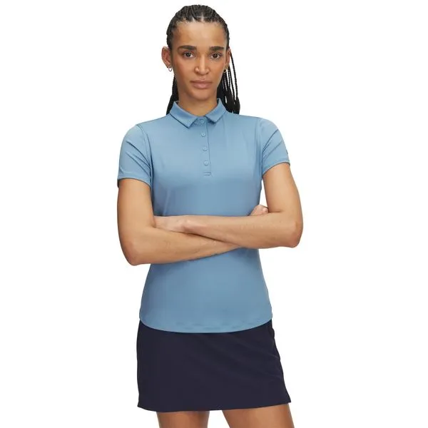 Polo de Golf Under Armour Playoff Feminino GG Azul