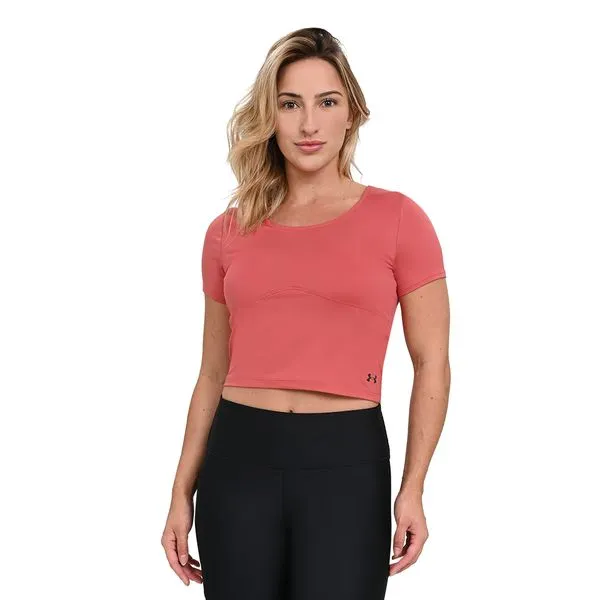Camiseta de Treino Feminina Under Armour Elite Vent P Vermelho