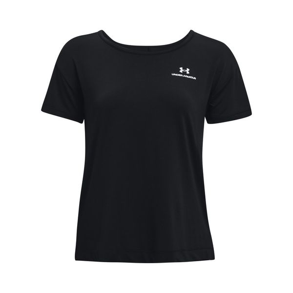 Camiseta de Treino Feminina Under Armour Rush Energy Core SS M Preto