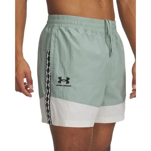 Shorts de Futebol Under Armour 96 Terrace Woven Masculino P Verde