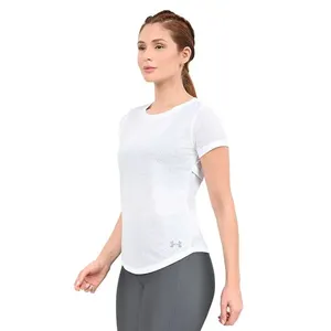 Camiseta de Corrida Feminina Under Armour Streaker Run GG Branco