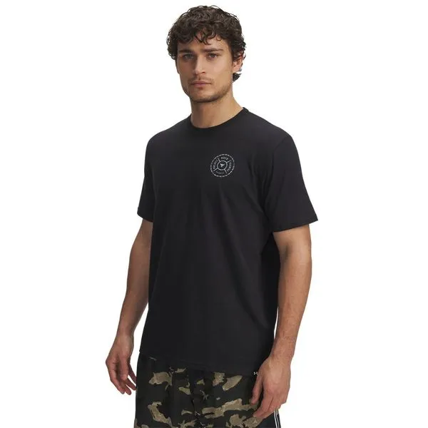 Camiseta Sportstyle Under Armour Project Rock Wire G Preto