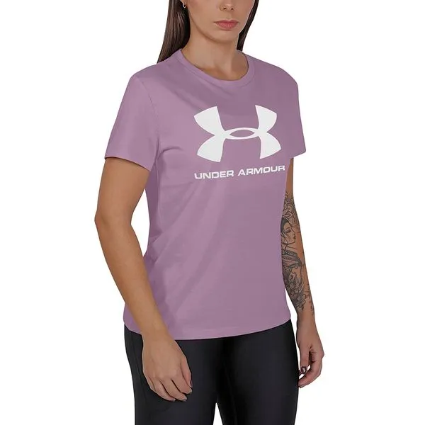 Camiseta Feminina Under Armour Live Sportstyle PP Roxo