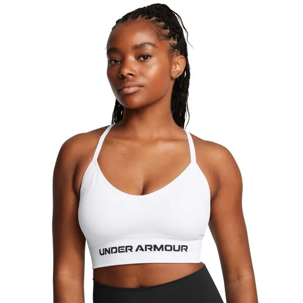 Top de Treino Under Armour Vanish Seamless Low Feminino P Branco