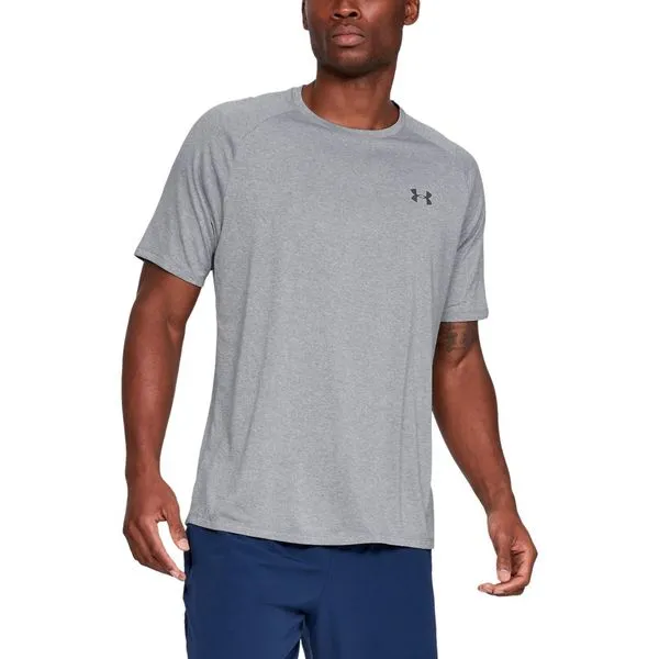 Camiseta de Treino Masculina Under Armour Tech 2.0 P Cinza