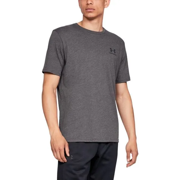 Camiseta de Treino Masculina Under Armour Left Chest PP Cinza