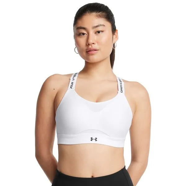 Top de Treino Under Armour Infinity High 2.0 Feminino M Branco
