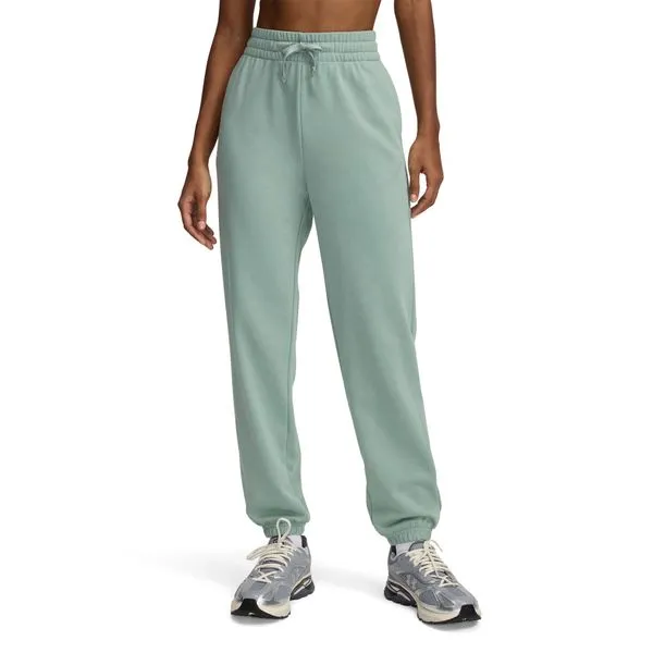 Calça Sportstyle Under Armour Rival Terry Jogger Feminina P Verde