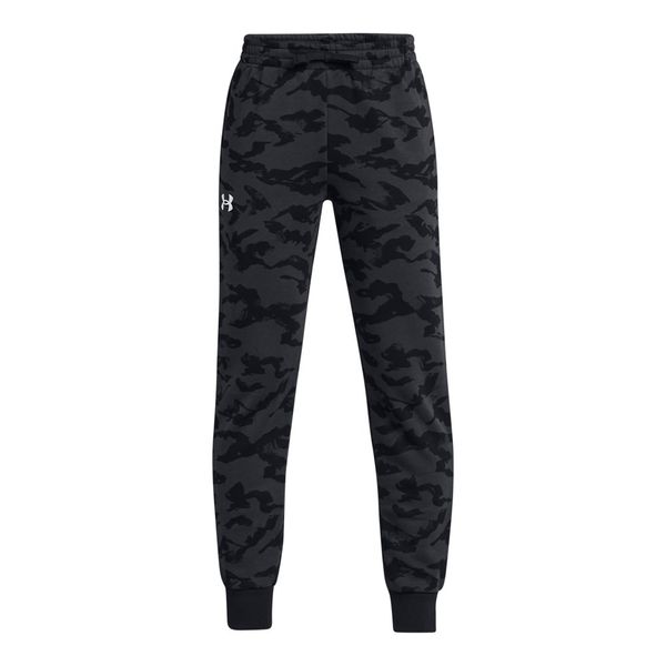 Calça Jogger Infantil Under Armour Rival Fleece Printed 14 Preto