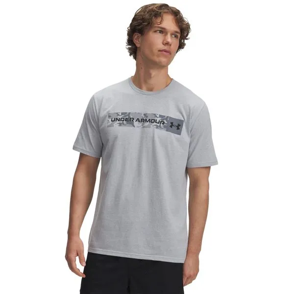 Camiseta Sportstyle Under Armour Camo Chest Masculina G Cinza