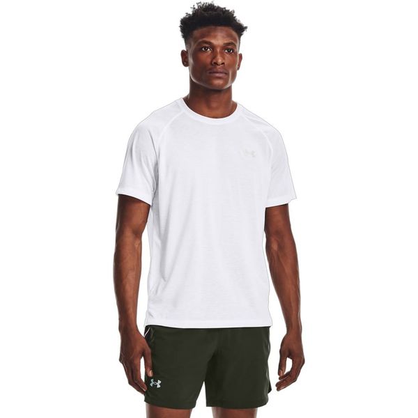 Camiseta de Corrida Masculina Under Armour Streaker 2GG Branco