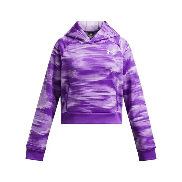 Moletom Infantil Under Armour Fleece Pro Print Hoodie 10 Roxo