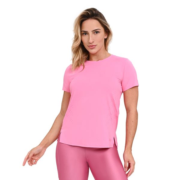 Camiseta de Treino Feminina Under Armour Launch Elite G Rosa