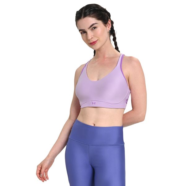 Top de Treino Feminino Under Armour Infinity Low 2.0 P Roxo