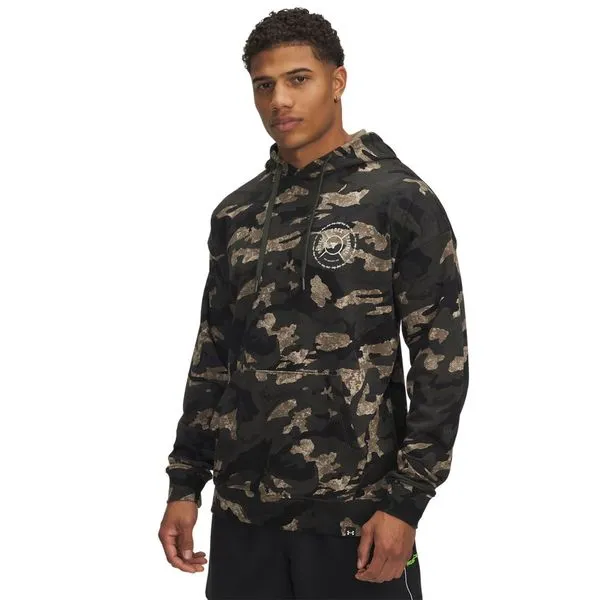 Moletom Sportstyle Under Armour Project Rock Terry Masculino P Verde