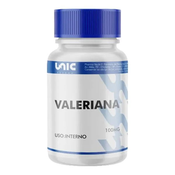 Suplemento valeriana para sono 100mg 60 Cápsulas