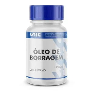 Óleo de borragem 500mg 30 Cápsulas