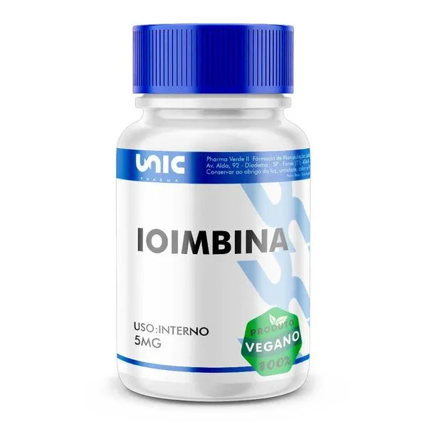 Ioimbina (Pausinystalia yohimbe) 5mg 60 Cápsulas Vegan