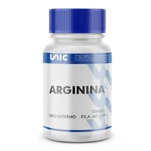 Arginina 550mg 30 Cápsulas