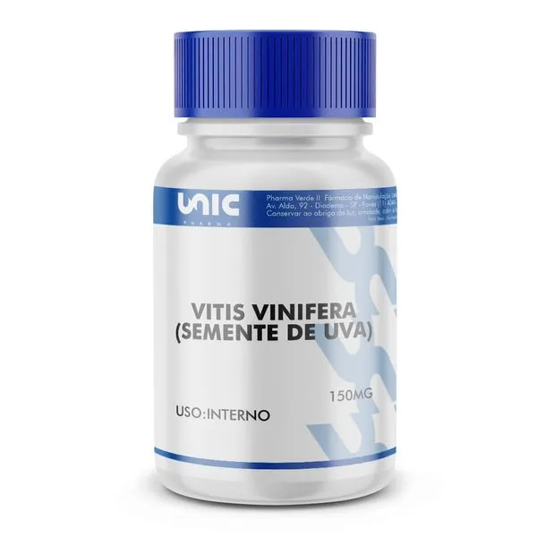 Vitis Vinifera (Semente De Uva) 150Mg - 60 Cápsulas 60 Cápsulas