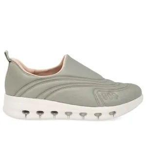 Tênis Slip On Verde Elastano Detalhes 40