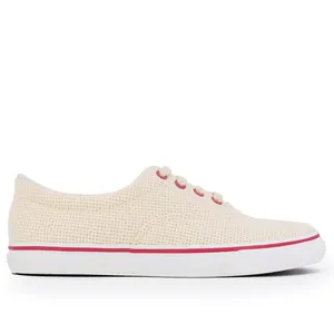 Tênis Casual Rosa Tecido 35