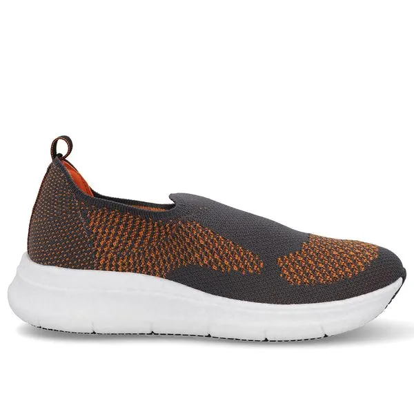 Tênis Cinza Tricot Slip On 36