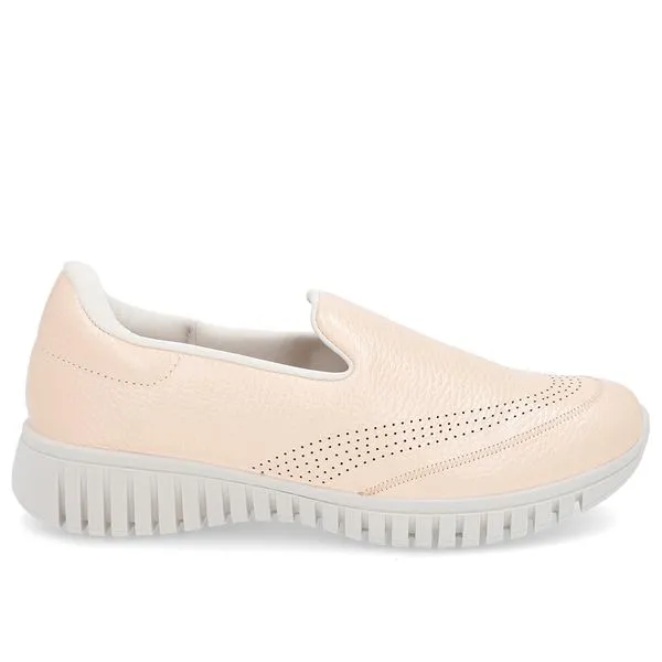 Tênis Slip On Laranja Perolado Couro 40