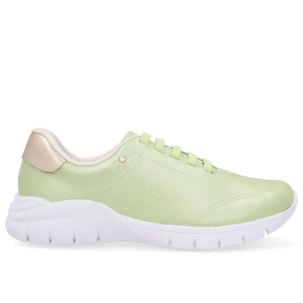 Tênis Slip On Verde Couro Básico 38