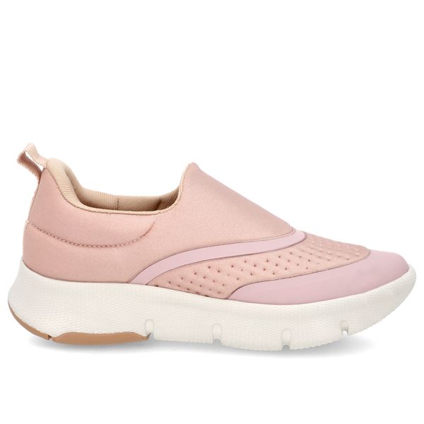 Tênis Slip On Rosa Elastano Detalhes 39
