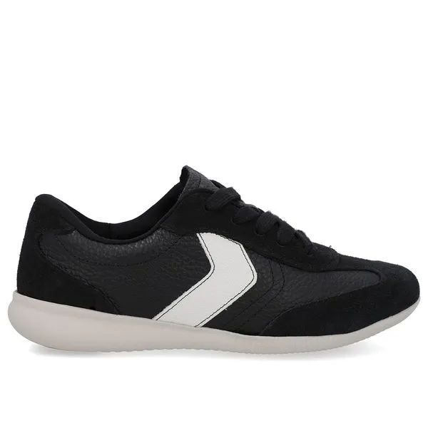 Tênis Preto Couro Branco 35