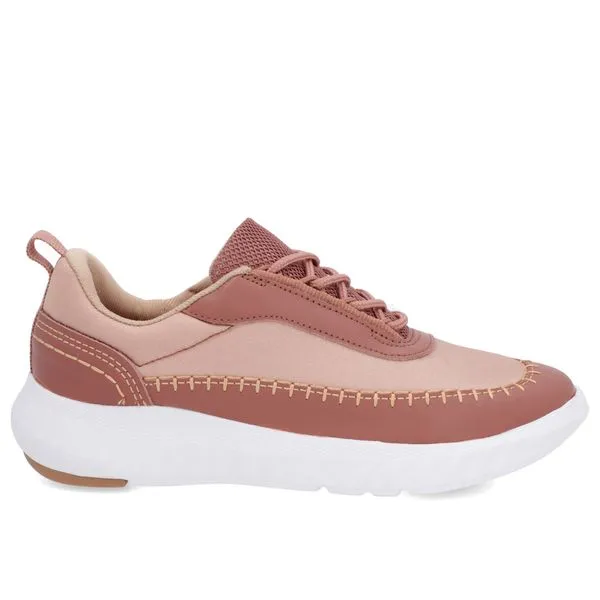 Tênis Rosa Elastano Detalhe Costura 39