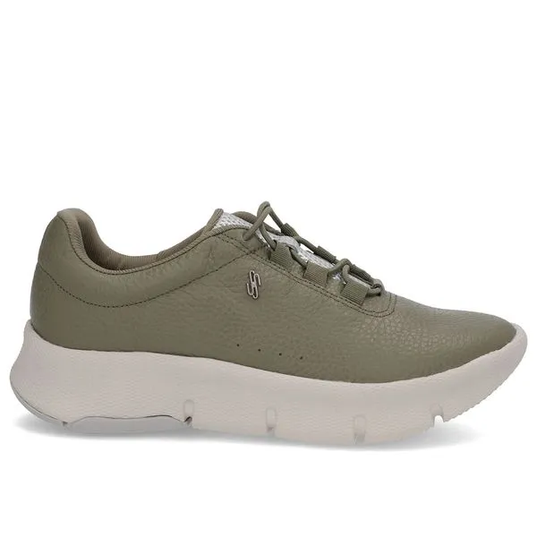 Tênis Casual Verde Couro Impulse 40