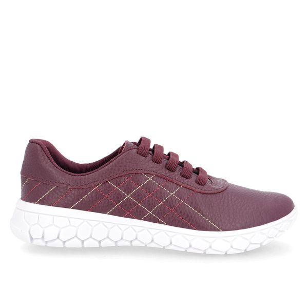 Tênis Roxo Couro Detalhe Matelassê 39