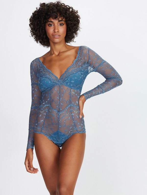 Body Manga Longa com Bojo Removível Pétala GALAXIA XG
