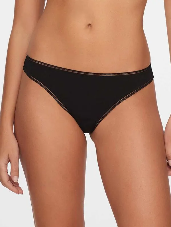 Calcinha Tanga Fio Skin PRETO P