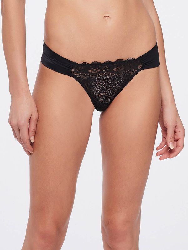 Calcinha Fio Lateral Dupla Delicate PRETO M