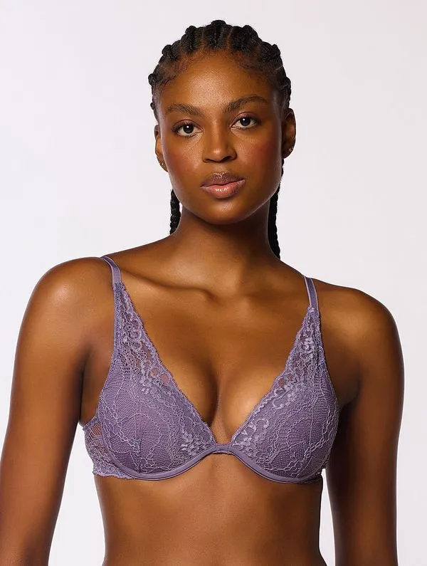 Sutiã Push Up Renda Essencial ALFAZEMA 42DD