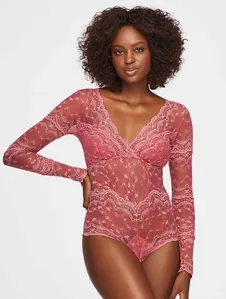 Body Manga Longa com Bojo Removível Pétala LIRIS XG