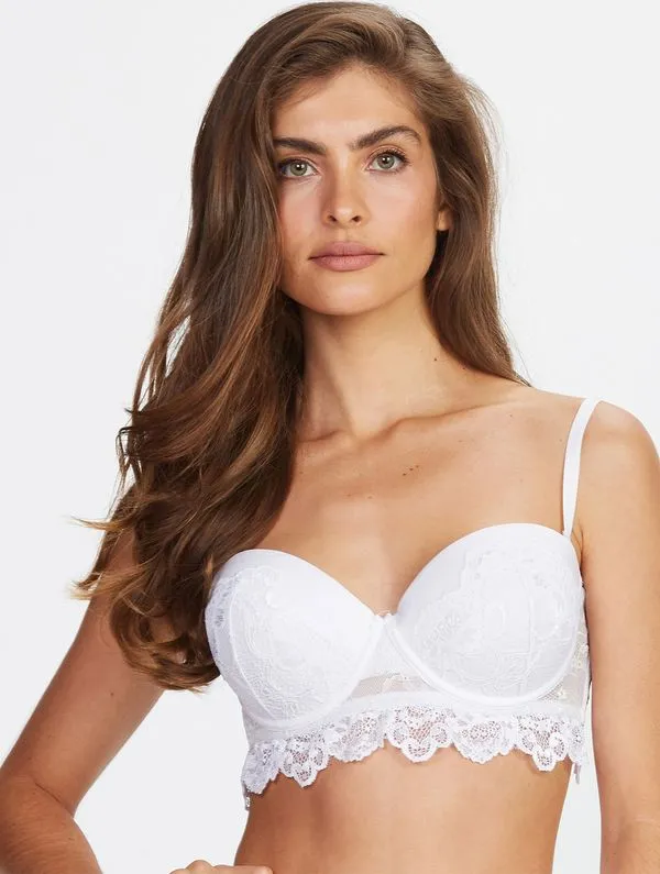 Sutiã Tomara Que Caia Bridal - Taça C BRANCO 48C