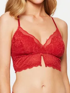 Top Leve com Bojo Removível Giverny VERMELHO FOGO G
