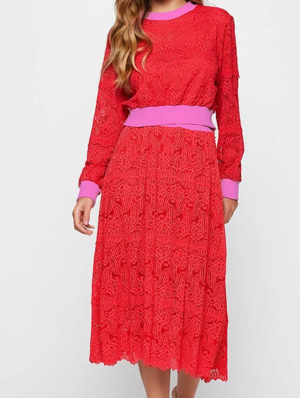 Cropped Manga longa Lisa Aurora To Go RED G