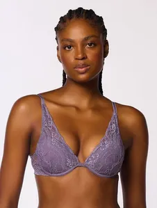 Sutiã Push Up Renda Essencial ALFAZEMA 40DD