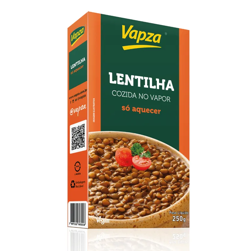 Lentilha 250G Só Aquecer Vapza