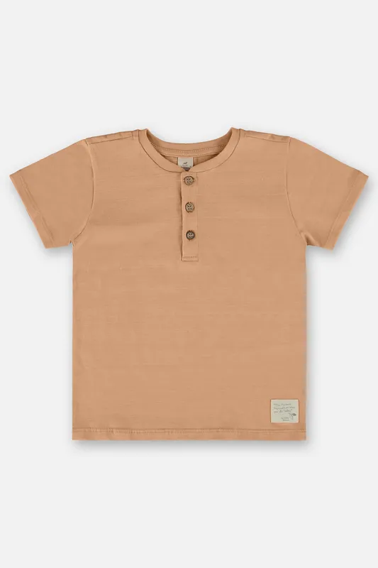 Camiseta Infantil Nature para Menino (Marrom) Up Baby