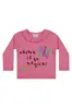 Blusa Ribana para Bebê Menina (Rosa Pink) Quimby