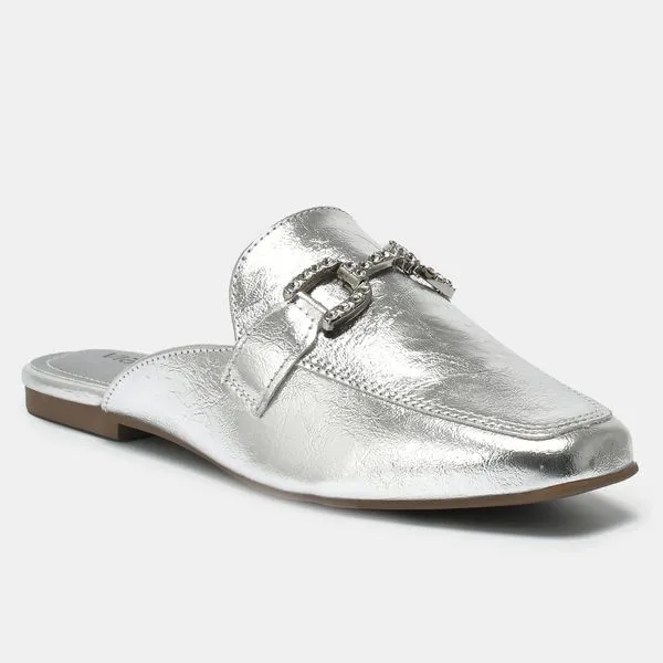 Tamanco Mule Prata 124-001-01 33